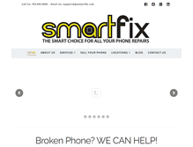 Tablet Screenshot of gosmartfix.com